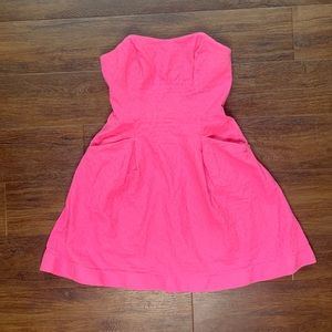 Lilly Pulitzer pink strapless dress 6